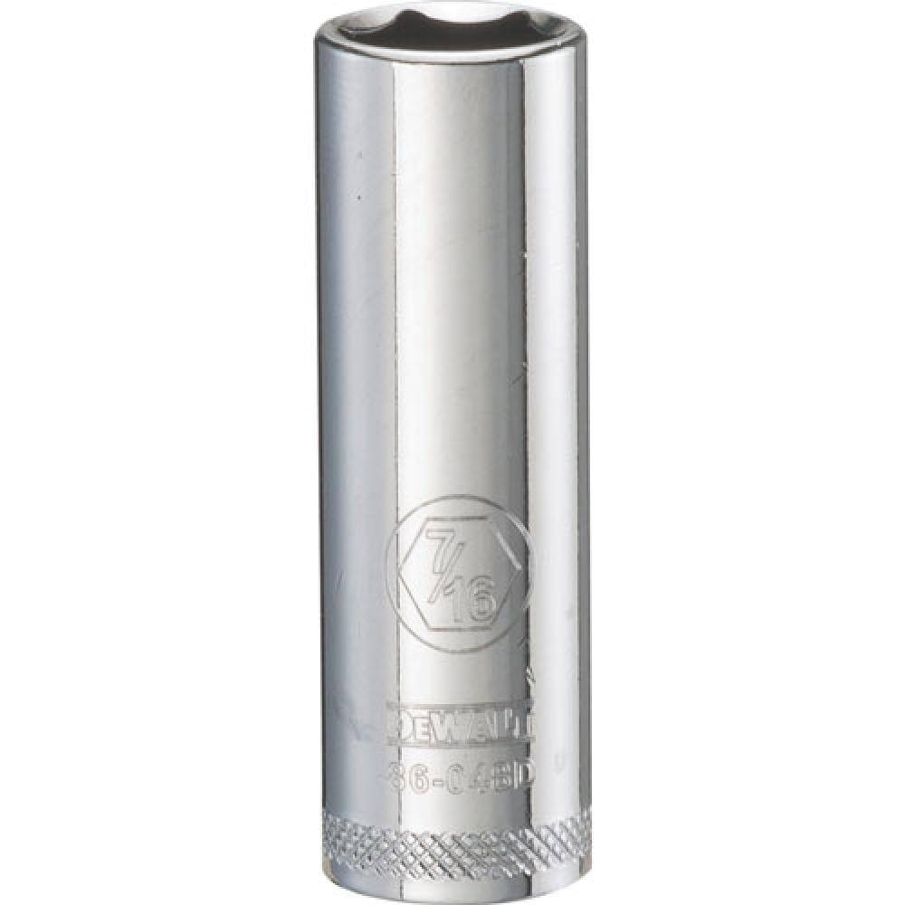6 Point 1/4&#34; Drive Deep Socket 7/16&#34; SAE<span class=' ItemWarning' style='display:block;'>Item is usually in stock, but we&#39;ll be in touch if there&#39;s a problem<br /></span>