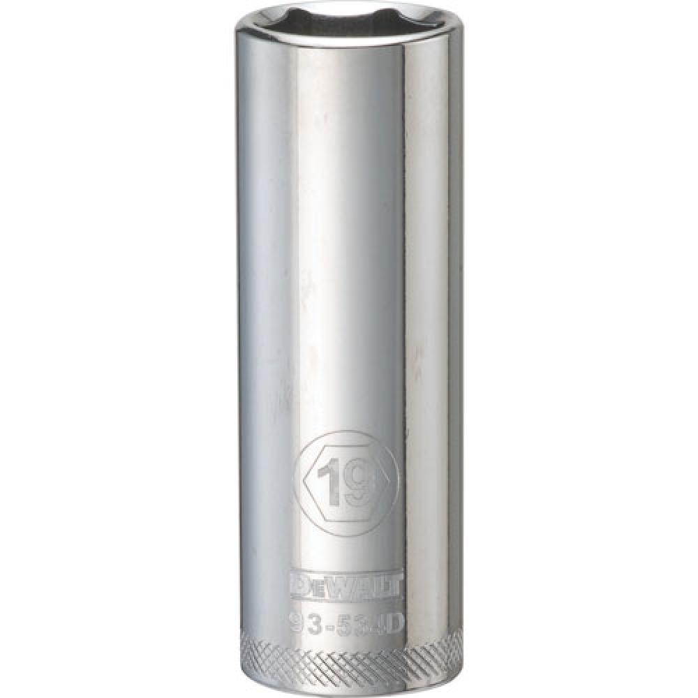 6 Point 1/2&#34; Drive Deep Socket 19 MM<span class=' ItemWarning' style='display:block;'>Item is usually in stock, but we&#39;ll be in touch if there&#39;s a problem<br /></span>