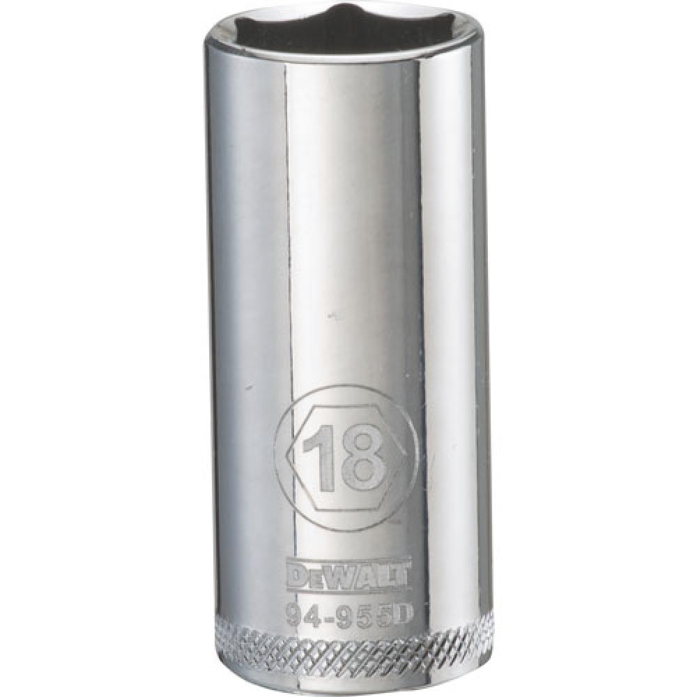 6 Point 3/8&#34; Drive Deep Socket 18 MM<span class=' ItemWarning' style='display:block;'>Item is usually in stock, but we&#39;ll be in touch if there&#39;s a problem<br /></span>