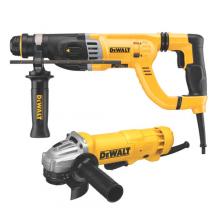DeWalt D25263KG - 1-1/8 D-Handle SDS Hammer with 4.5 Grinder