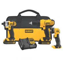 DeWalt DCK340C2 - 20V MAX* Lithium Ion 3-Tool Combo Kit