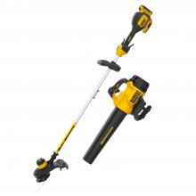 DeWalt DCKO97D2 - XR 20V MAX Li-Ion Brushless Blower and String Trimmer Combo Kit with Batteries &