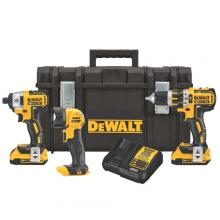 DeWalt DCKTS386D2 - 20V MAX*Â XR Brushless 3-Tool Combo Kit with ToughSystem Kit Box