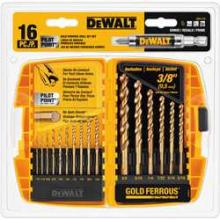 DeWalt DW1170 - 16 Pc. PILOT POINT(R) Drill Bit Set