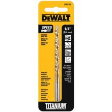DeWalt DW1316 - 1/4" Titanium Speed Tip Drill Bit