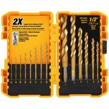 DeWalt DW1341 - 14PC Titanium Speed Tip Drill Bit Set