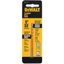 DeWalt DW1376 - 5/32" Titanium Split Point Bit