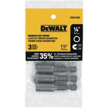 DeWalt DW2218B3 - 1/4" x 2-9/16" Magnetic Nut Driver