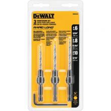 DeWalt DW2535 - 3 Pc. Countersink Set (#6, #8, #10)