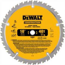 DeWalt DW3114 - Series 20 10" 40T General Purpose Saw Blade