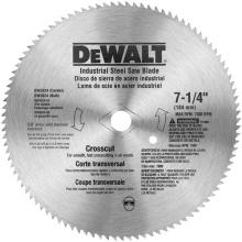 DeWalt DW3324 - 7 1/4" 26T Steel Crosscut Blade