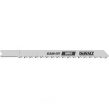 DeWalt DW3710H2 - 4" 10 TPI  U-Shank Fine Cut Smooth Finish Wood Cutting HCS Jig Saw Blade