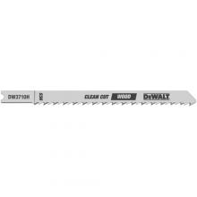 DeWalt DW3710H - 4" 10 TPI  U-Shank Fine Cut Smooth Finish Wood Cutting HCS Jig Saw Blade