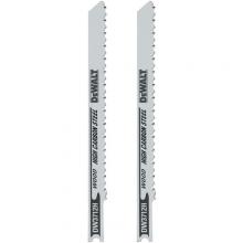 DeWalt DW3712H2 - 4" 10 TPI  U-Shank Laminate Down Cutting Wood Cutting HCS Jig Saw Blade