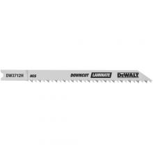 DeWalt DW3712H - 4" 10 TPI  U-Shank Laminate Down Cutting Wood Cutting HCS Jig Saw Blade