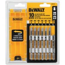 DeWalt DW3741C - 10 Pc. T-Shank Jig Saw Blade Set with Case