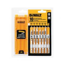 DeWalt DW3744C - 10 Pc. U-Shank Jig Saw Blade Set with Case