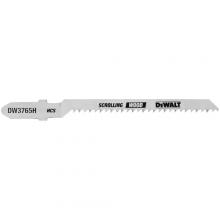 DeWalt DW3765H - 3" 12 TPI T-Shank Trim Coping Wood Cutting Jig Saw Blade