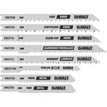 DeWalt DW3790 - 8 Pc. U-Shank Jig Saw Blade Set