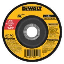 DeWalt DW4514B5 - 4-1/2" x 1/4" x 7/8" High Performance Metal Grinding Wheel