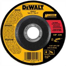 DeWalt DW4518 - 4-1/2" x 1/8" x 7/8" Metal Wheel