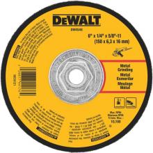 DeWalt DW4546 - 6" x 1/4" x 5/8"-11 Fast Cutting Abrasive