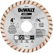 DeWalt DW4724 - 4" High Performance Diamond Masonry Blade