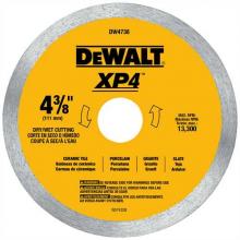 DeWalt DW4738 - 4-3/8" x .060" Porcelain Tile Blade Wet/Dry