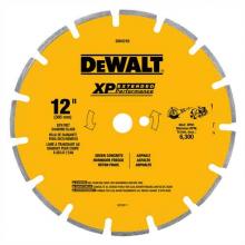 DeWalt DW4745 - 12" XP asphalt/green concrete segmented diamond blade