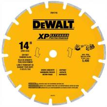 DeWalt DW4746 - 14" XP asphalt/green concrete segmented diamond blade
