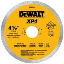 DeWalt DW4765 - 4-1/2" x .060" Porcelain Tile Blade Wet/Dry