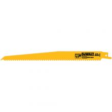 DeWalt DW4803 - 9" 6 TPI Taper Back Bi-Metal Reciprocating Blade for General Purpose Wood Cutting (5 pack)