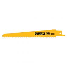 DeWalt DW4847B25 - 6" 5/8TPI Taper Back Bi-Metal Reciprocating Saw Blade (25 Pack)
