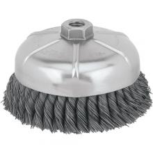 DeWalt DW4917 - 6" x 5/8"-11 HP .020 Carbon Knot Wire Cup Brush