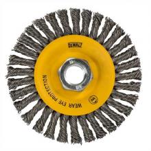 DeWalt DW49204B - 4" x 5/8"-11 HP .020 Stainless Stringer Wire Wheel Bulk
