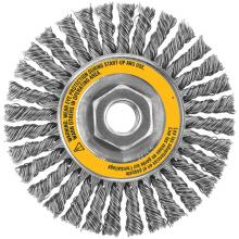 DeWalt DW4927 - 4" x 5/8"-11 XP .020 Stainless Stringer Wire Wheel