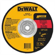 DeWalt DW4954RT - 9" X 1/4" X 5/8" - 11 Aluminum Oxide A24R Grinding Wheel<