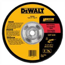 DeWalt DW4954 - 9" x 1/4" x 5/8"-11 High Performance Metal Grinding Wheel
