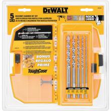 DeWalt DW5205 - 5-Pc. Premium Percussion Masonry Drill Bit Set
