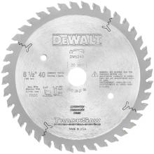 DeWalt DW5240 - Precision ground woodworking blade for TrackSaw(TM) System - 40T