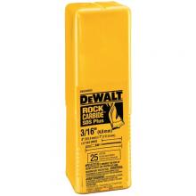 DeWalt DW5364B25 - 3/16" x 4" x 7" SDS Hammer Bit with 1/4" Hex (Bulk 25)
