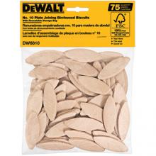 DeWalt DW6810 - No. 10 Size Joining Biscuits (75 Count)