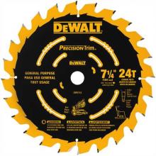 DeWalt DW7112PT - DEWALT Cdls Miter Saw Blade- 7 1/4", 24T