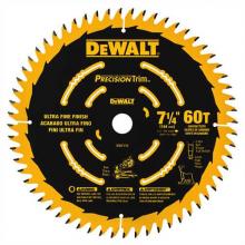DeWalt DW7116PT - DEWALT Cdls Miter Saw Blade 7 1/4", 60T