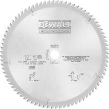DeWalt DW71280T0 - 12" 80T Laminate Woodworking Saw Blade Full Kerf