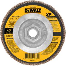 DeWalt DW8254 - 4-1/2" x 5/8"-11 40g XP flap disc