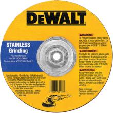 DeWalt DW8458H - 9" x 1/8" x 5/8"-11 T27 stainless wheel