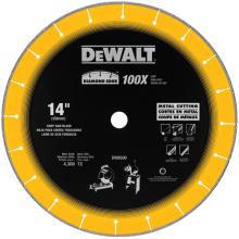 DeWalt DW8500 - 14" x 3/32" x 1" Diamond Edge Chop Saw Wheel