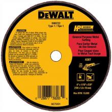 DeWalt DW8722 - 4" x 1/16" x 5/8" A36T fast cutting wheel