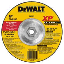 DeWalt DW8827 - 7" x 1/4" x 5/8"-11 XP Grinding wheel